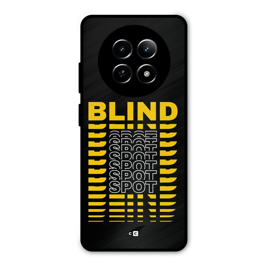 Blind Spot Metal Back Case for Realme Narzo N65