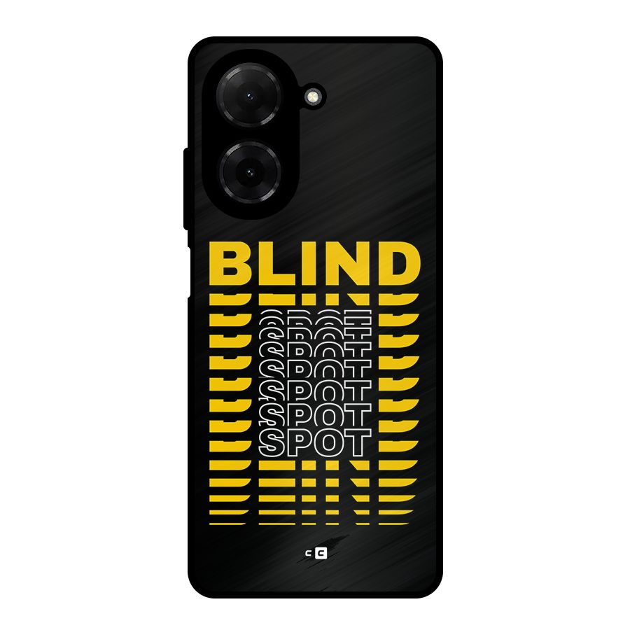 Blind Spot Metal Back Case for Redmi A5 4G