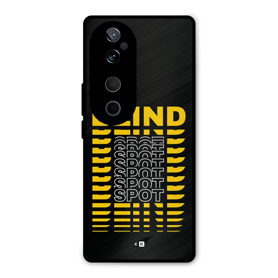 Blind Spot Metal Back Case for Vivo T3 Ultra