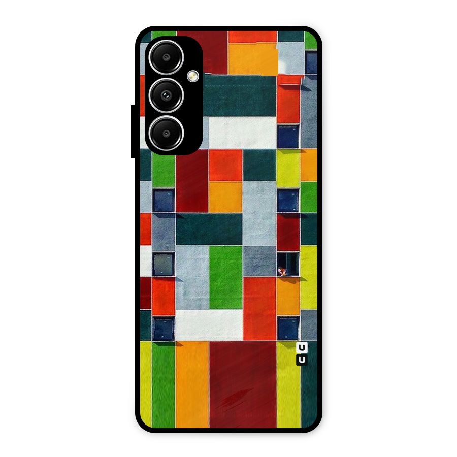 Block Color Design Metal Back Case for Galaxy A05s