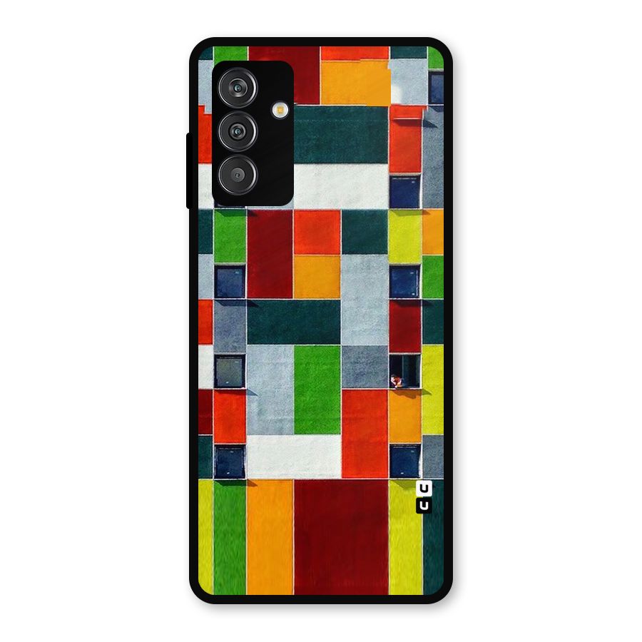 Block Color Design Metal Back Case for Galaxy F13
