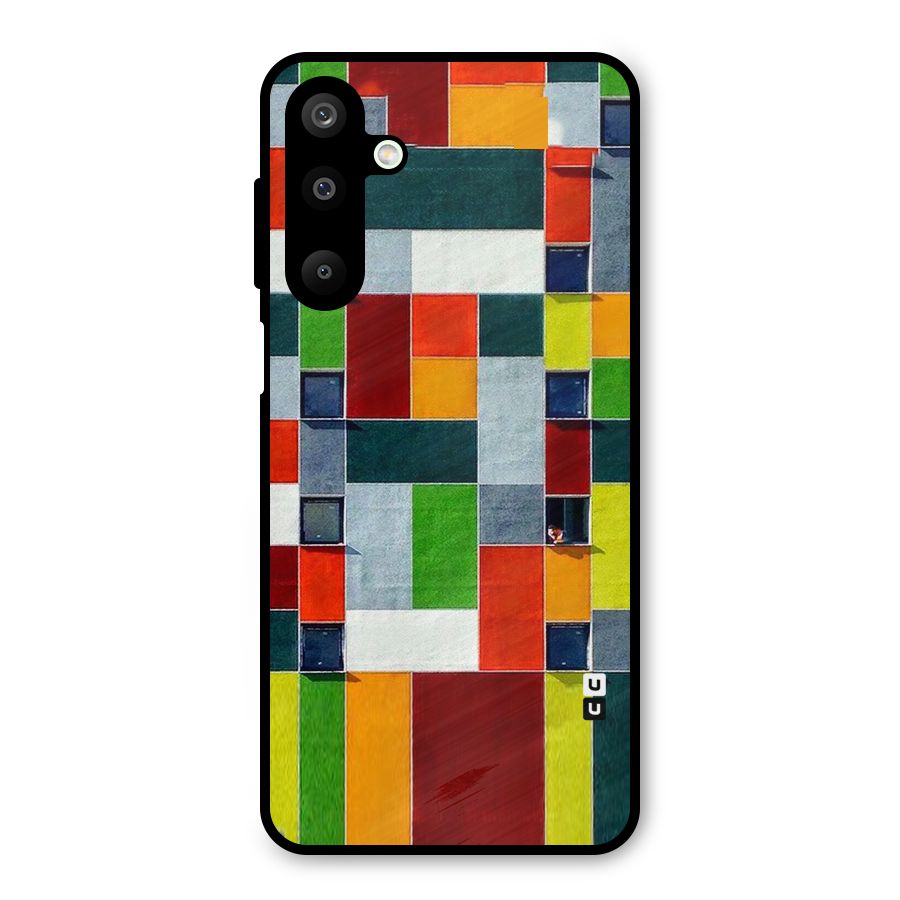 Block Color Design Metal Back Case for Galaxy M16