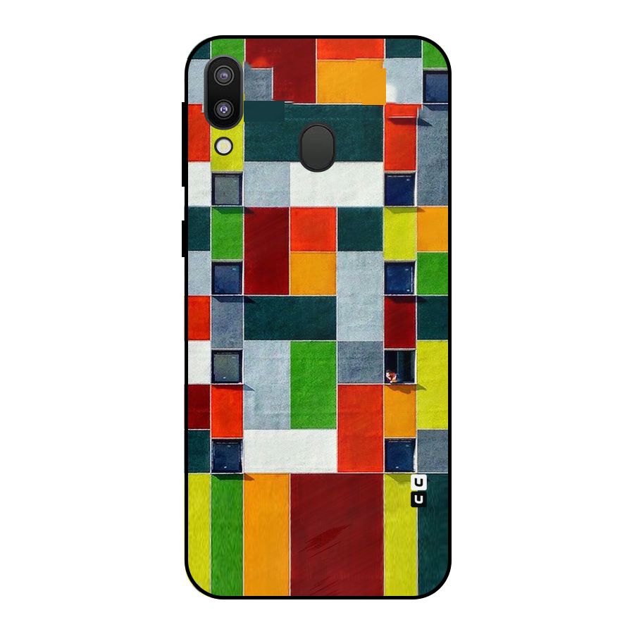 Block Color Design Metal Back Case for Galaxy M20