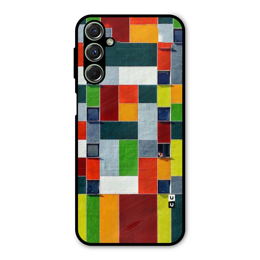 Block Color Design Metal Back Case for Galaxy M34