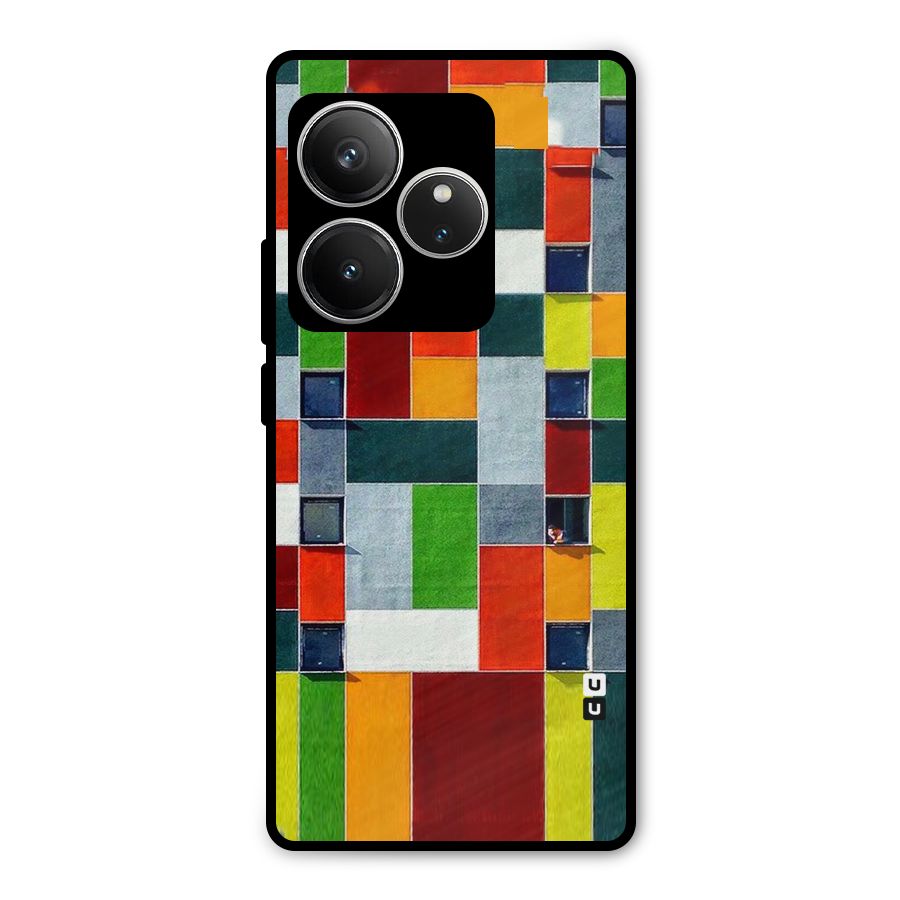 Block Color Design Metal Back Case for Realme GT 6