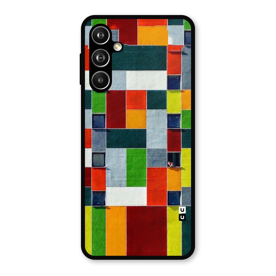 Block Color Design Metal Back Case for Samsung Galaxy M54