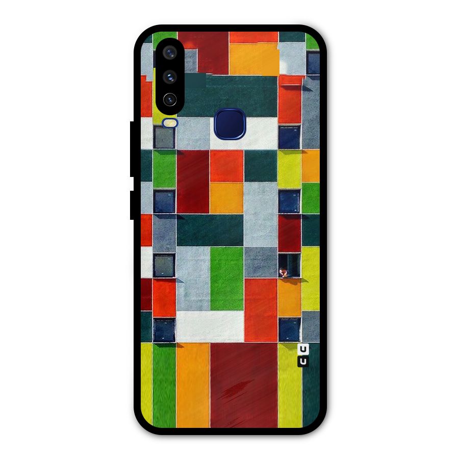 Block Color Design Metal Back Case for Vivo V17