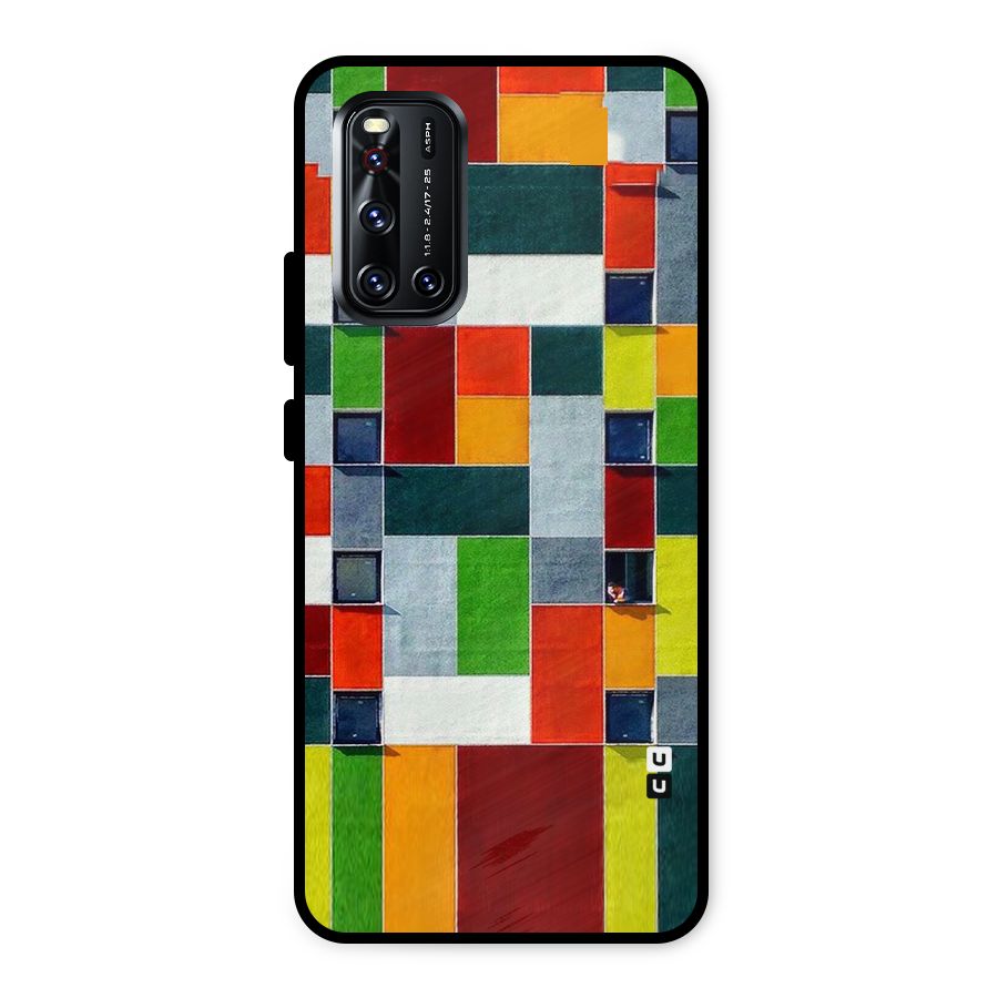 Block Color Design Metal Back Case for Vivo V19