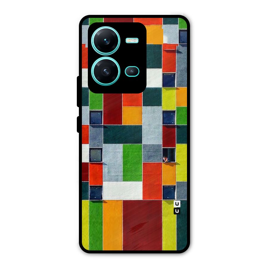 Block Color Design Metal Back Case for Vivo V25