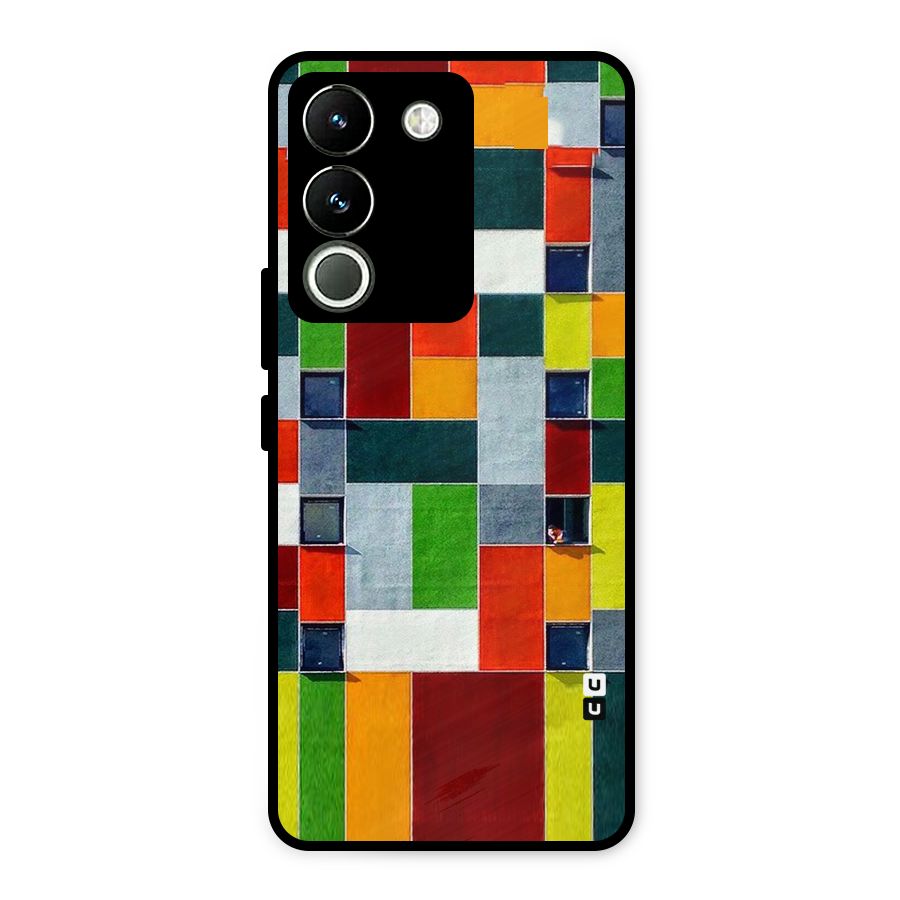 Block Color Design Metal Back Case for Vivo Y200