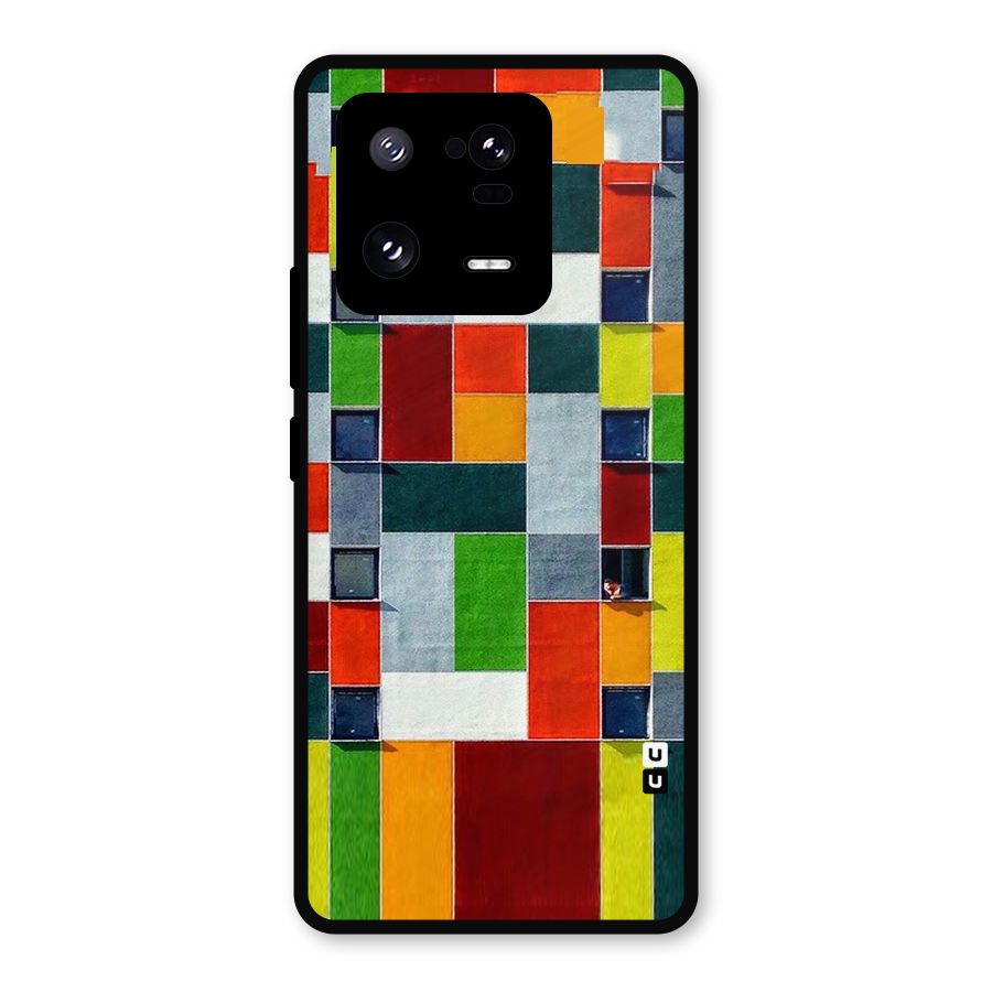 Block Color Design Metal Back Case for Xiaomi 13 Pro