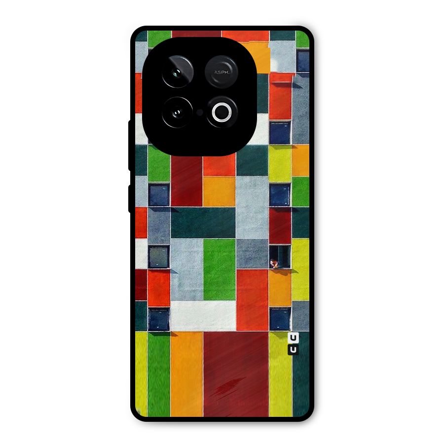 Block Color Design Metal Back Case for iQOO Neo 10
