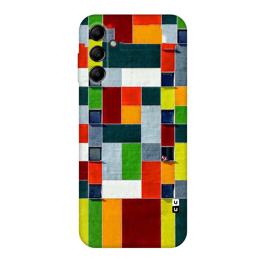 Block Color Design Original Polycarbonate Back Case for Galaxy A14 5G