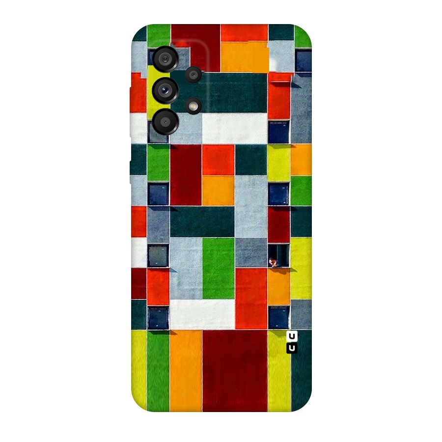 Block Color Design Original Polycarbonate Back Case for Galaxy A73 5G