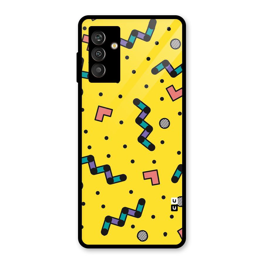 Block Shades Glass Back Case for Galaxy M13