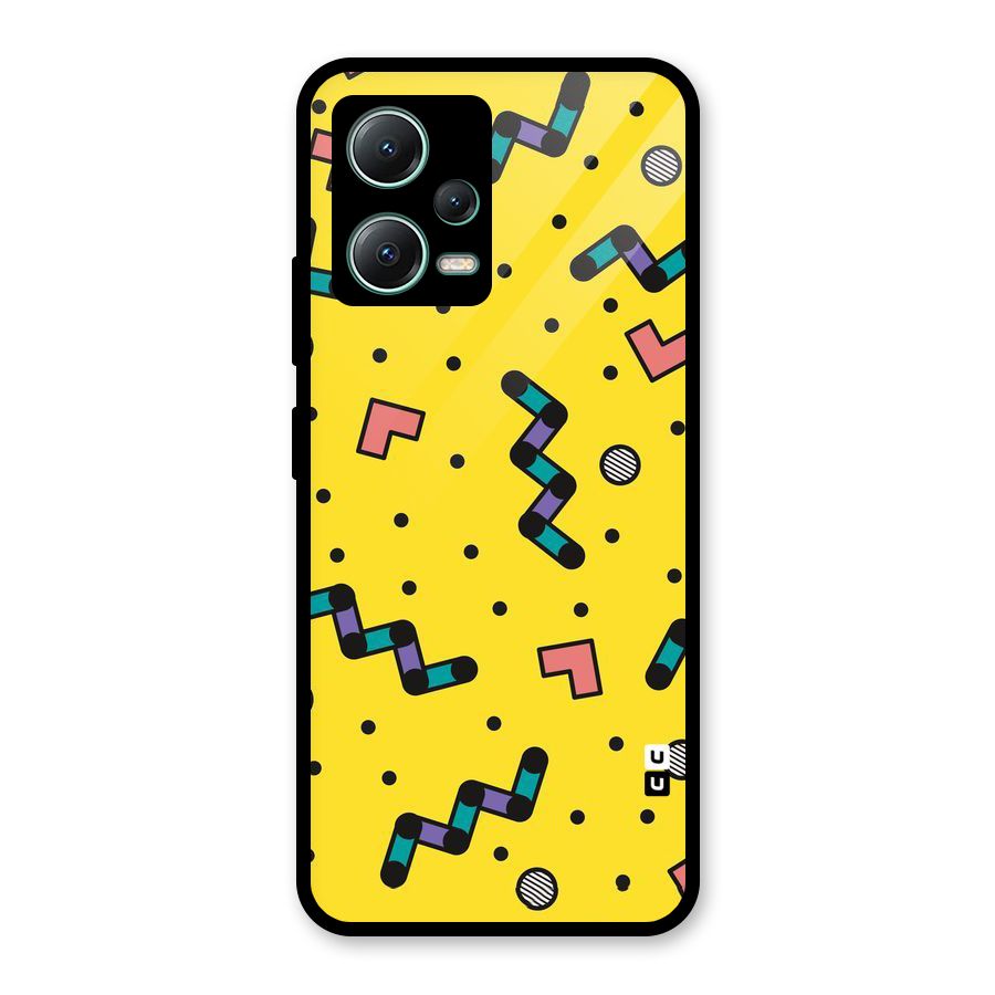 Block Shades Glass Back Case for Poco X5