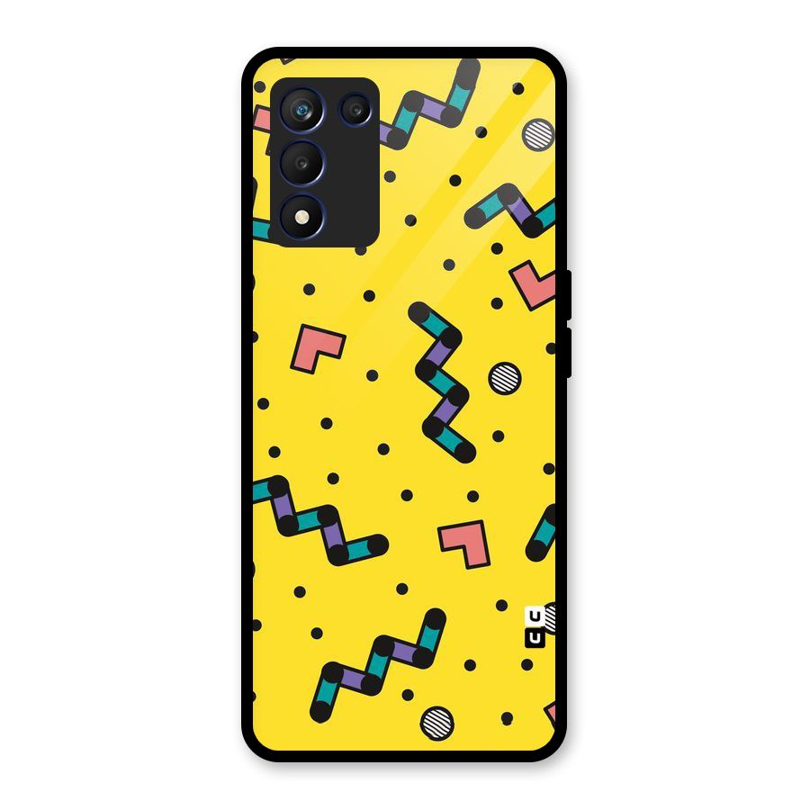 Block Shades Glass Back Case for Realme 9 5G Speed