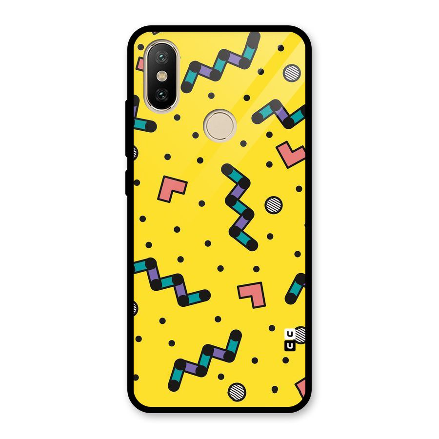 Block Shades Glass Back Case for Redmi A2