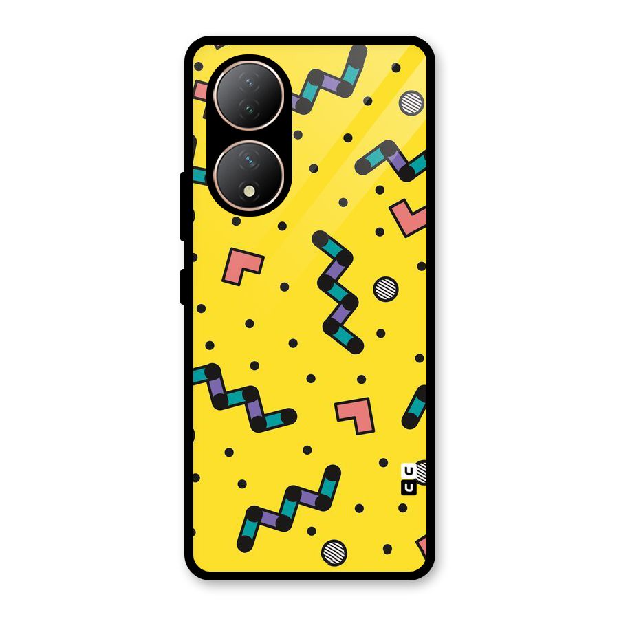 Block Shades Glass Back Case for Vivo Y100A