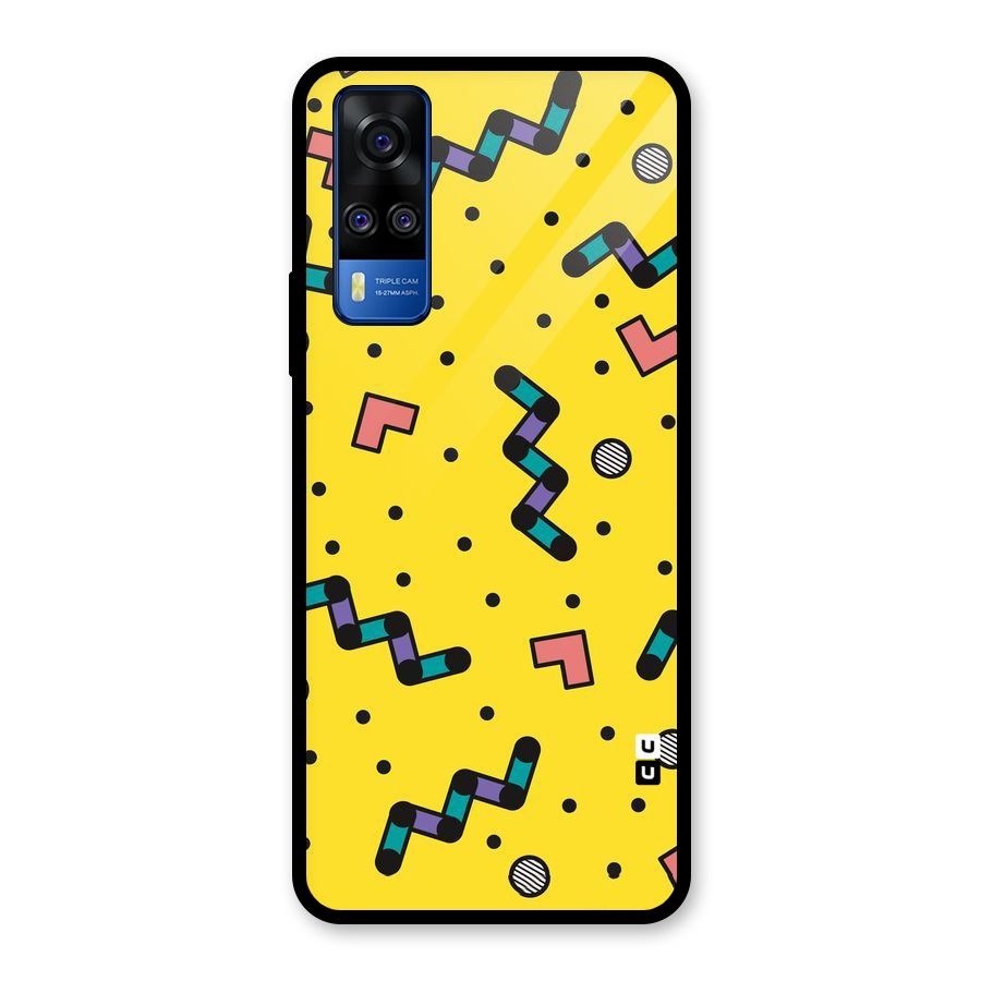Block Shades Glass Back Case for Vivo Y31