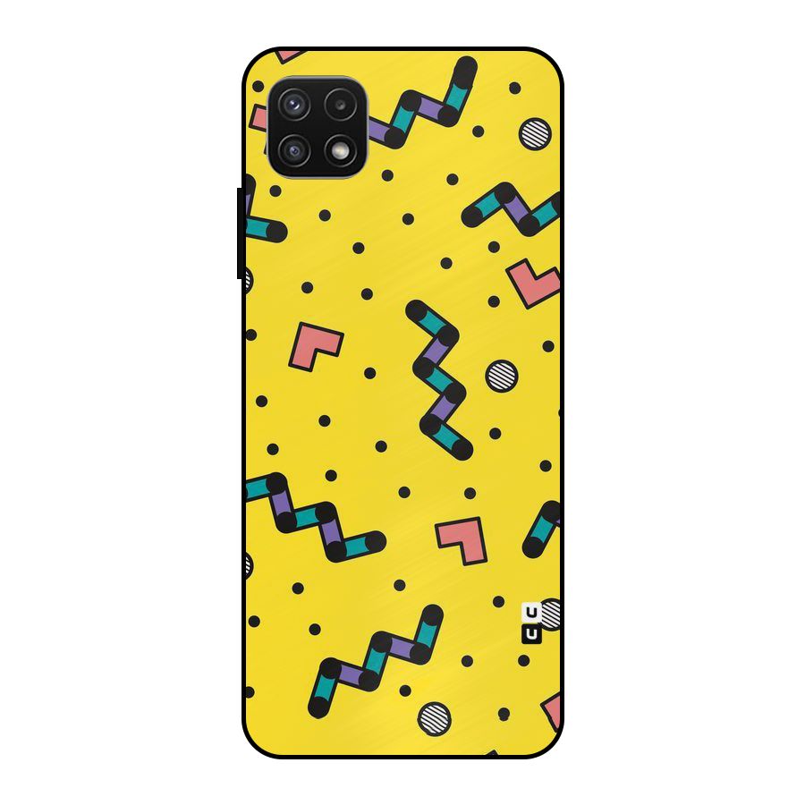 Block Shades Metal Back Case for Galaxy A22 5G
