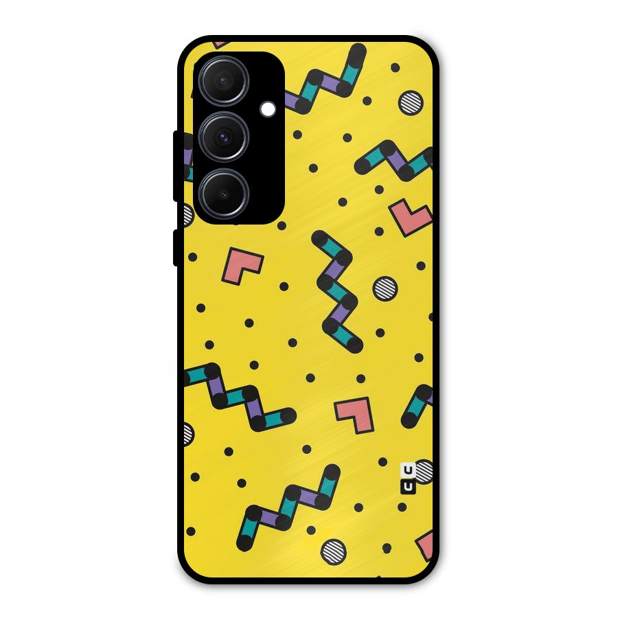 Block Shades Metal Back Case for Galaxy A35