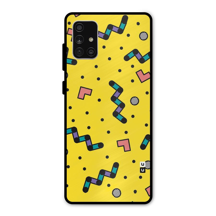 Block Shades Metal Back Case for Galaxy A71