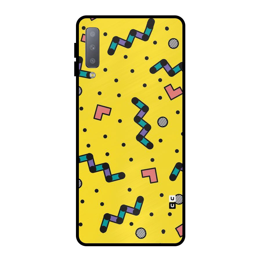 Block Shades Metal Back Case for Galaxy A7 (2018)