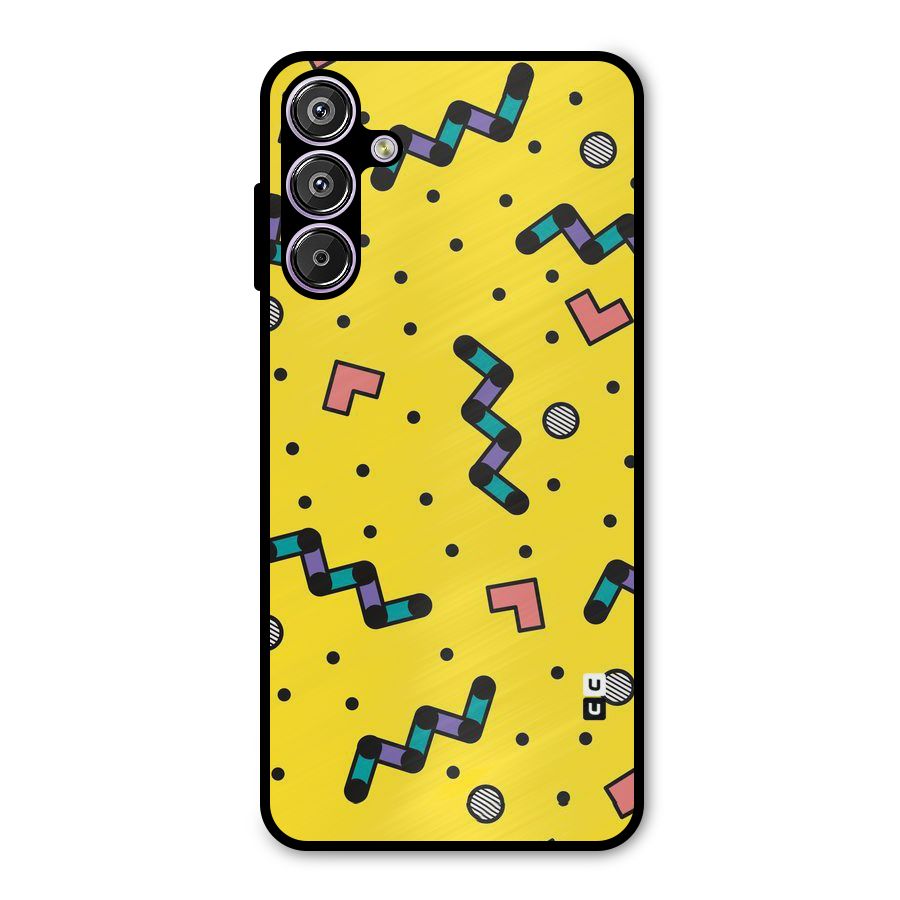 Block Shades Metal Back Case for Galaxy M15