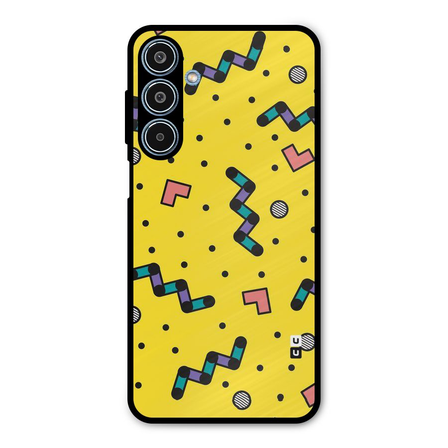Block Shades Metal Back Case for Galaxy M35