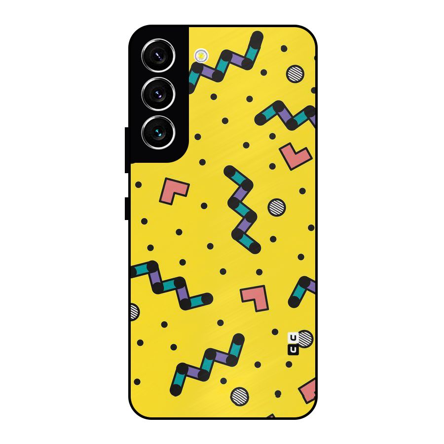 Block Shades Metal Back Case for Galaxy S22 5G