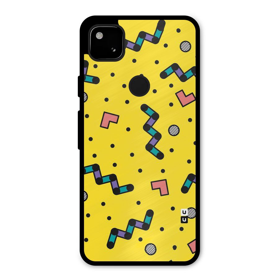 Block Shades Metal Back Case for Google Pixel 4a