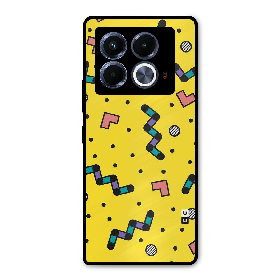 Block Shades Metal Back Case for Infinix Note 40 5G