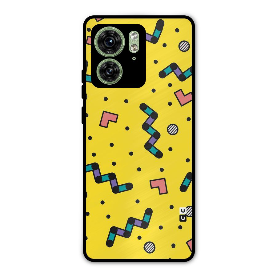 Block Shades Metal Back Case for Motorola Edge 40 5G
