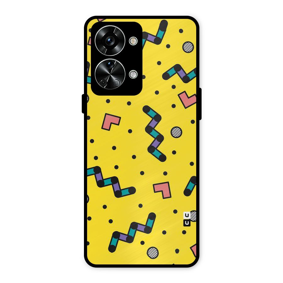 Block Shades Metal Back Case for OnePlus Nord 2T