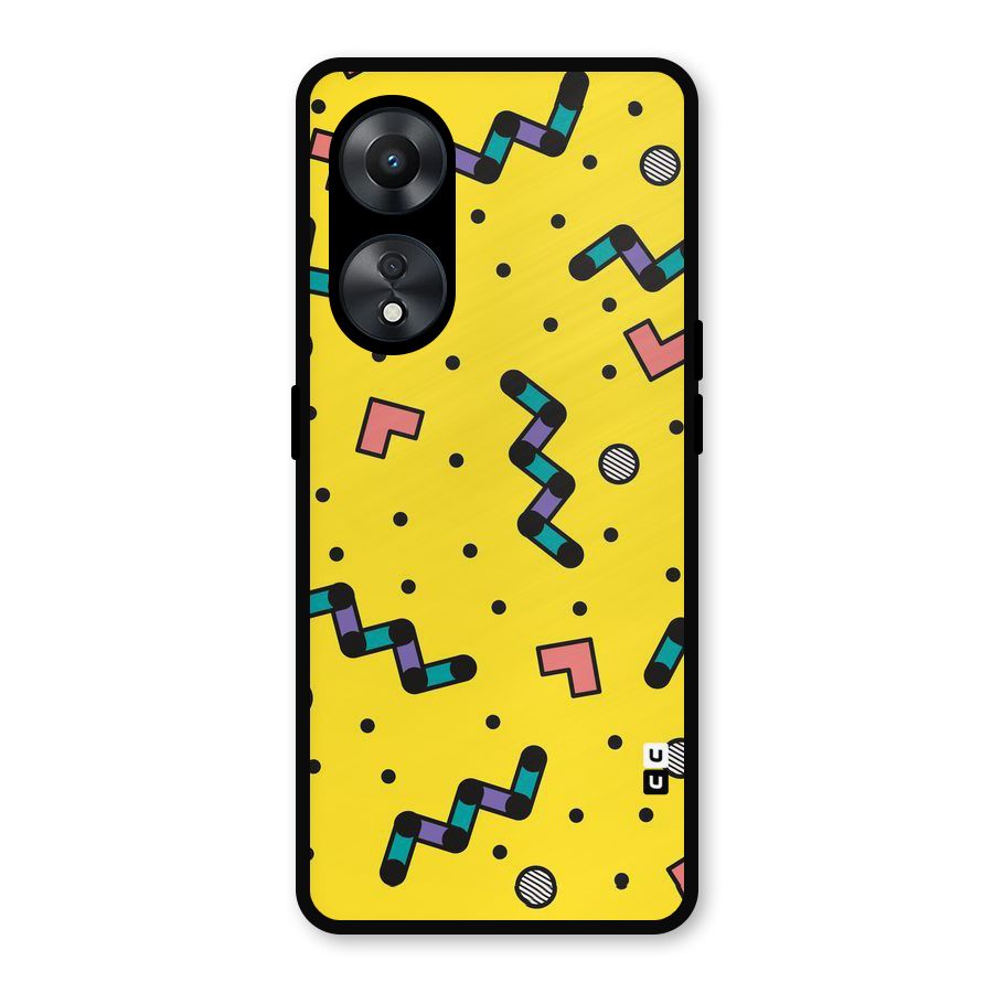 Block Shades Metal Back Case for Oppo A78