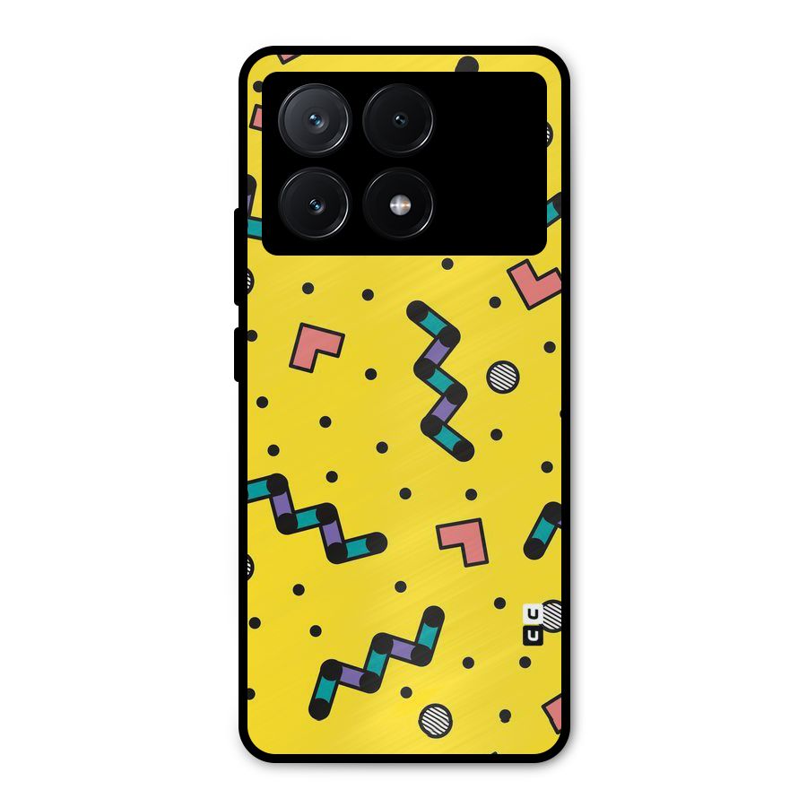 Block Shades Metal Back Case for Poco X6 Pro
