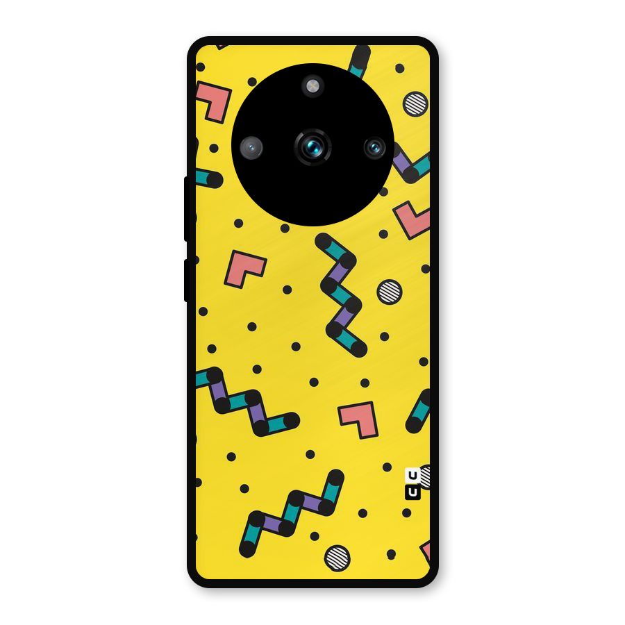 Block Shades Metal Back Case for Realme 11 Pro