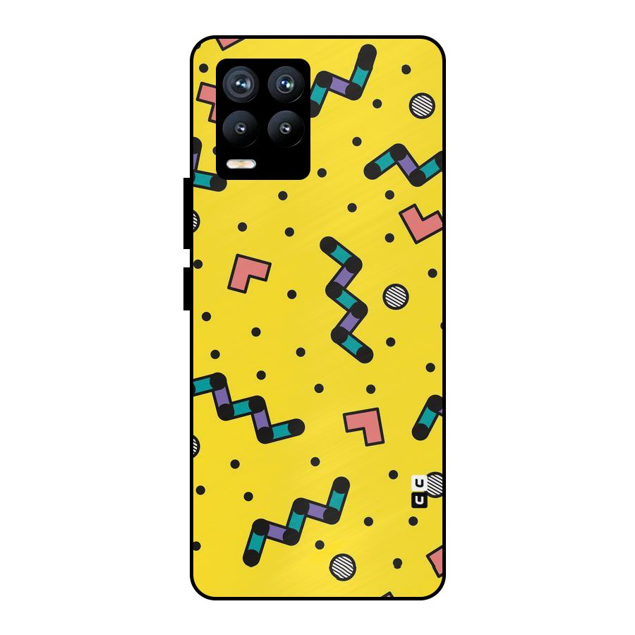 Block Shades Metal Back Case for Realme 8 Pro