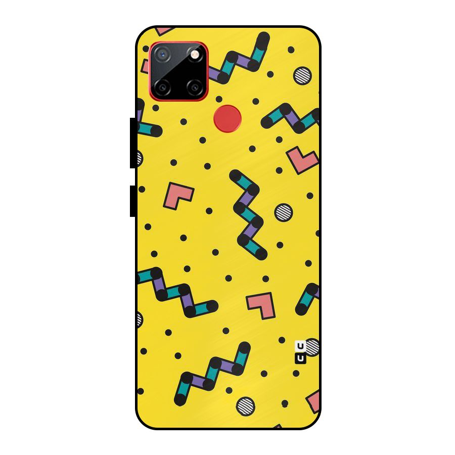 Block Shades Metal Back Case for Realme C12