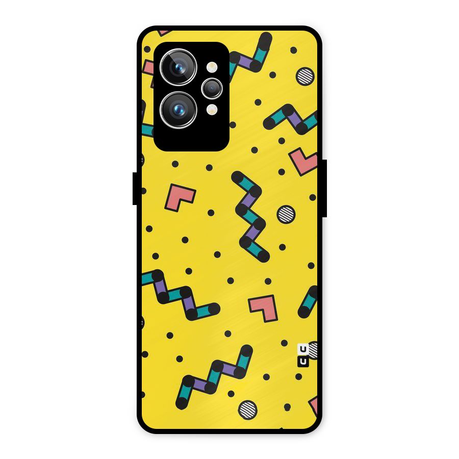 Block Shades Metal Back Case for Realme GT2 Pro