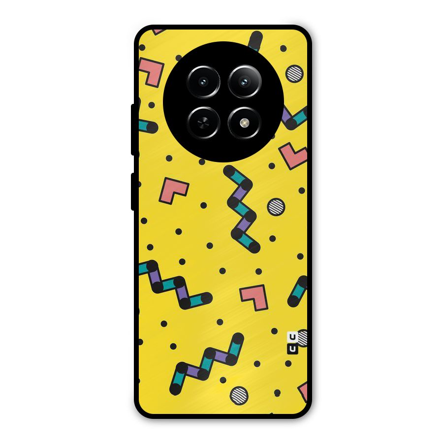 Block Shades Metal Back Case for Realme Narzo N65