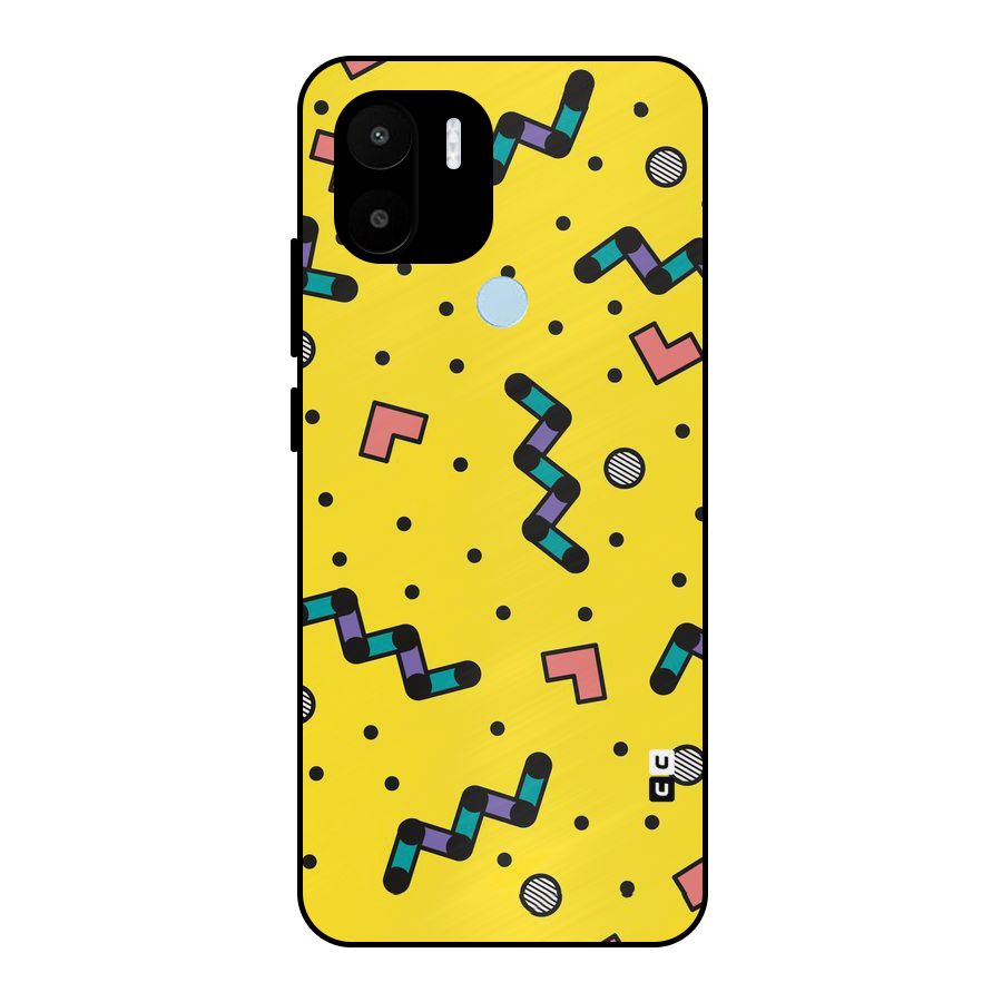 Block Shades Metal Back Case for Redmi A2+