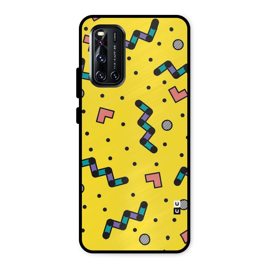 Block Shades Metal Back Case for Vivo V19