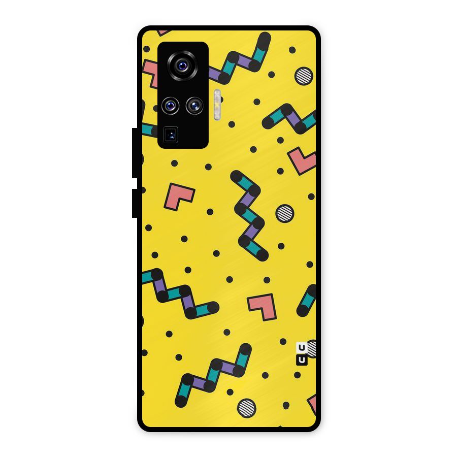 Block Shades Metal Back Case for Vivo X50 Pro