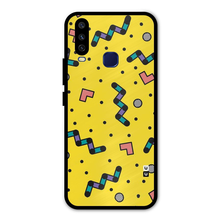 Block Shades Metal Back Case for Vivo Y15
