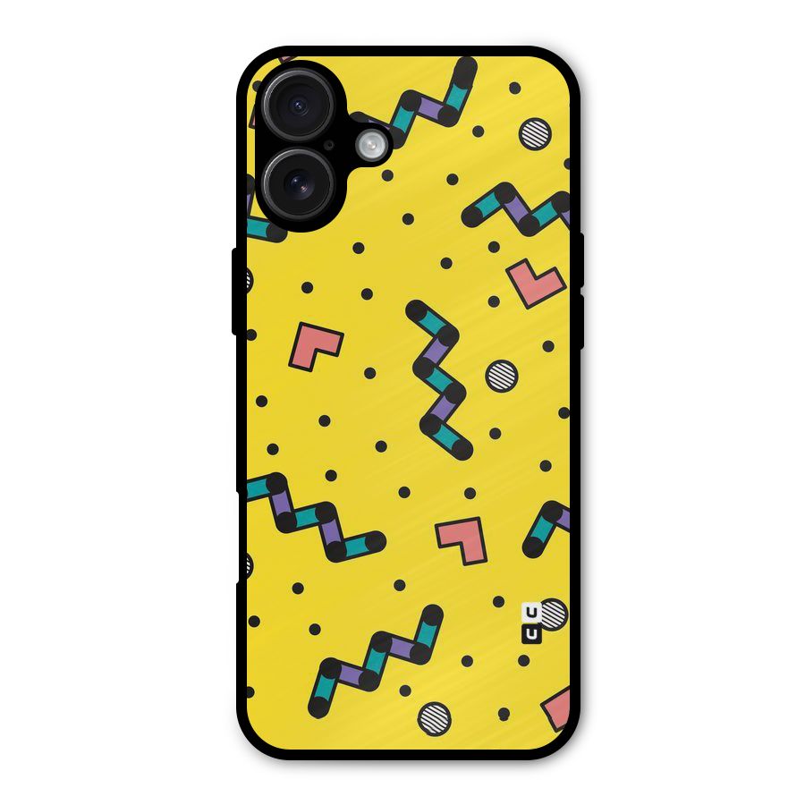 Block Shades Metal Back Case for iPhone 16 Plus