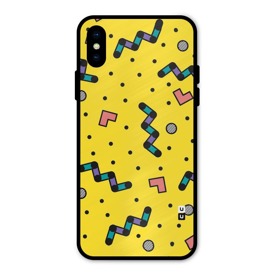 Block Shades Metal Back Case for iPhone XS