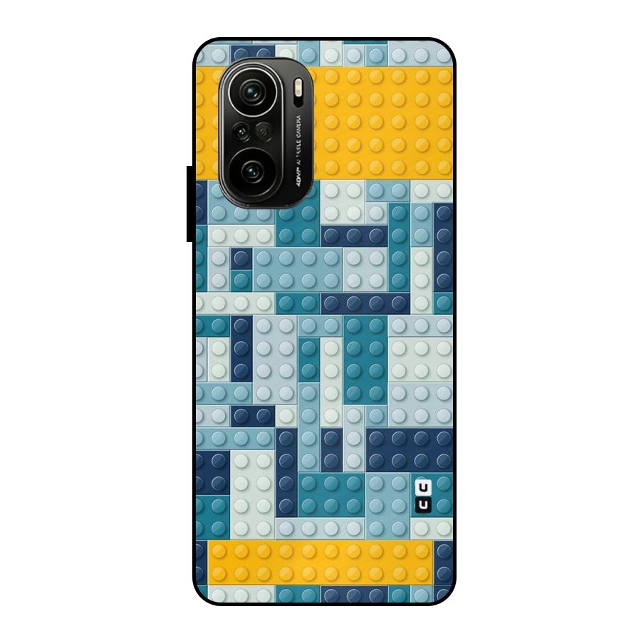 Blocks Blues Metal Back Case for Mi 11x