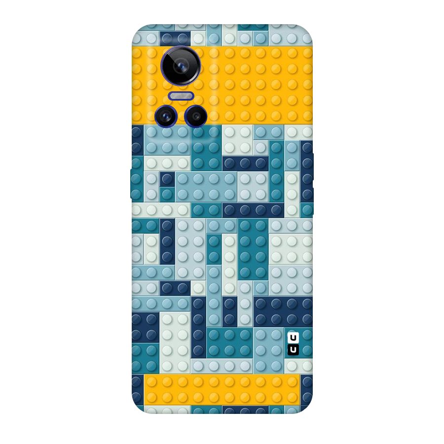 Blocks Blues Original Polycarbonate Back Case for Realme GT Neo 3